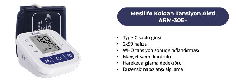 Otomatik Koldan ler Dijital Tansiyon Aleti ARM-30E+